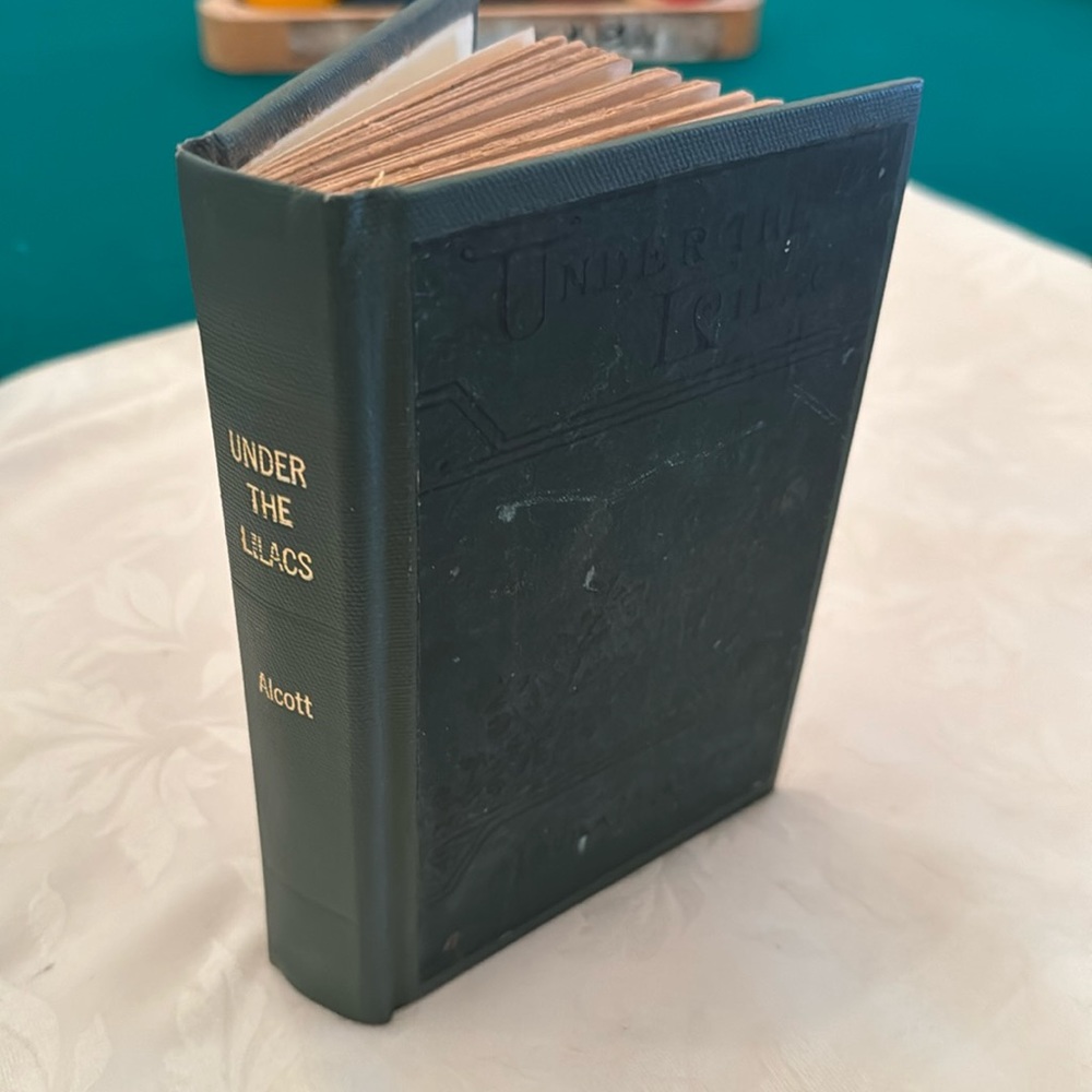 Antique 1898 Book Under the Lilacs by Louisa M. Alcott, Roberts Brothers (OLCC)